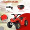 6V Kids Electric 4 Wheels Ride-On Toy with Wear-Resistant Wheels for Indoor Outdoor Use